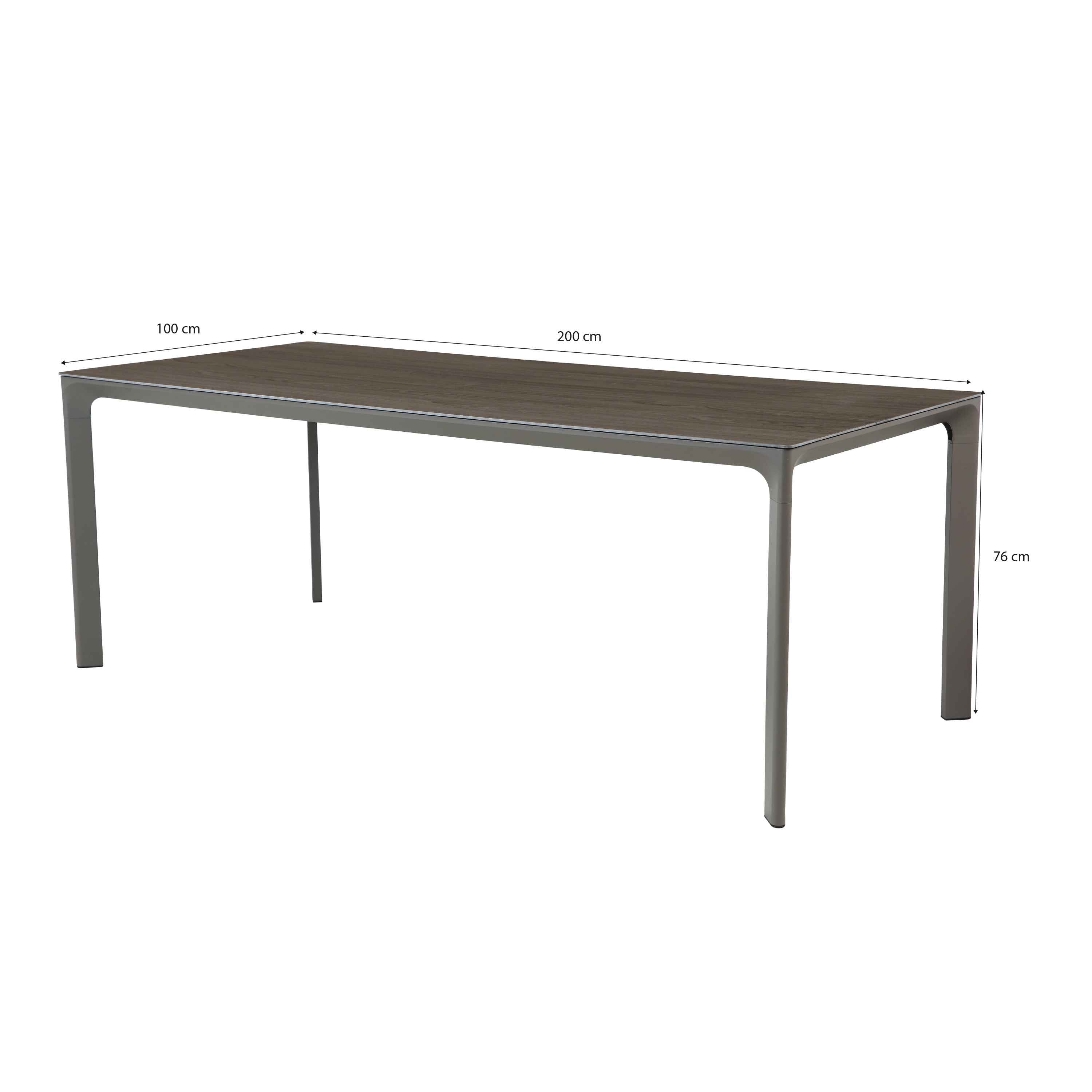 AXI Resi Tuinset met 6 stoelen Taupe met Hout-look PSPC-8720365062643 AXI Resi Tuinset met 6 stoelen Taupe met Hout-look PSPC