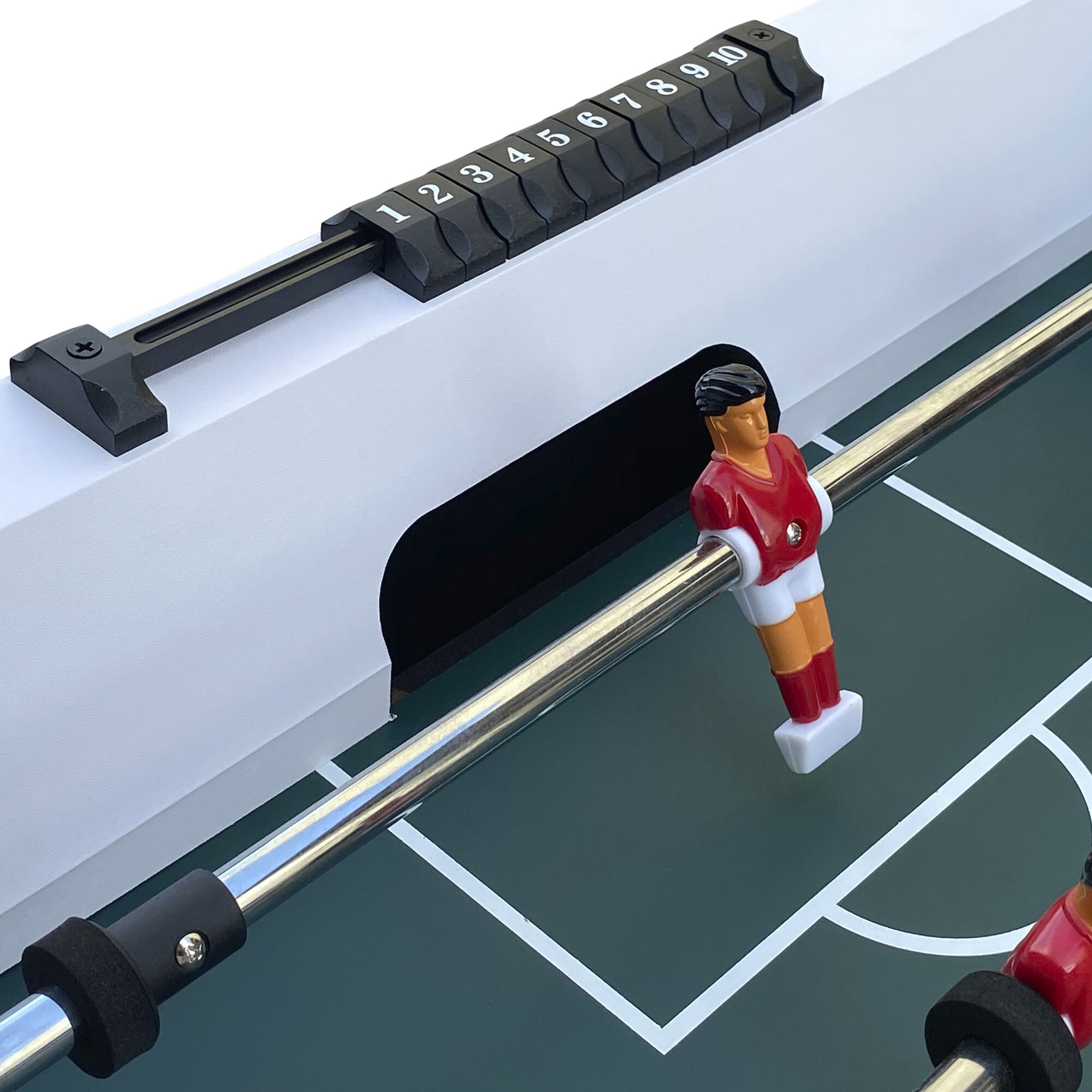Cougar Scorpion Kick TS opklapbare Voetbaltafel Wit