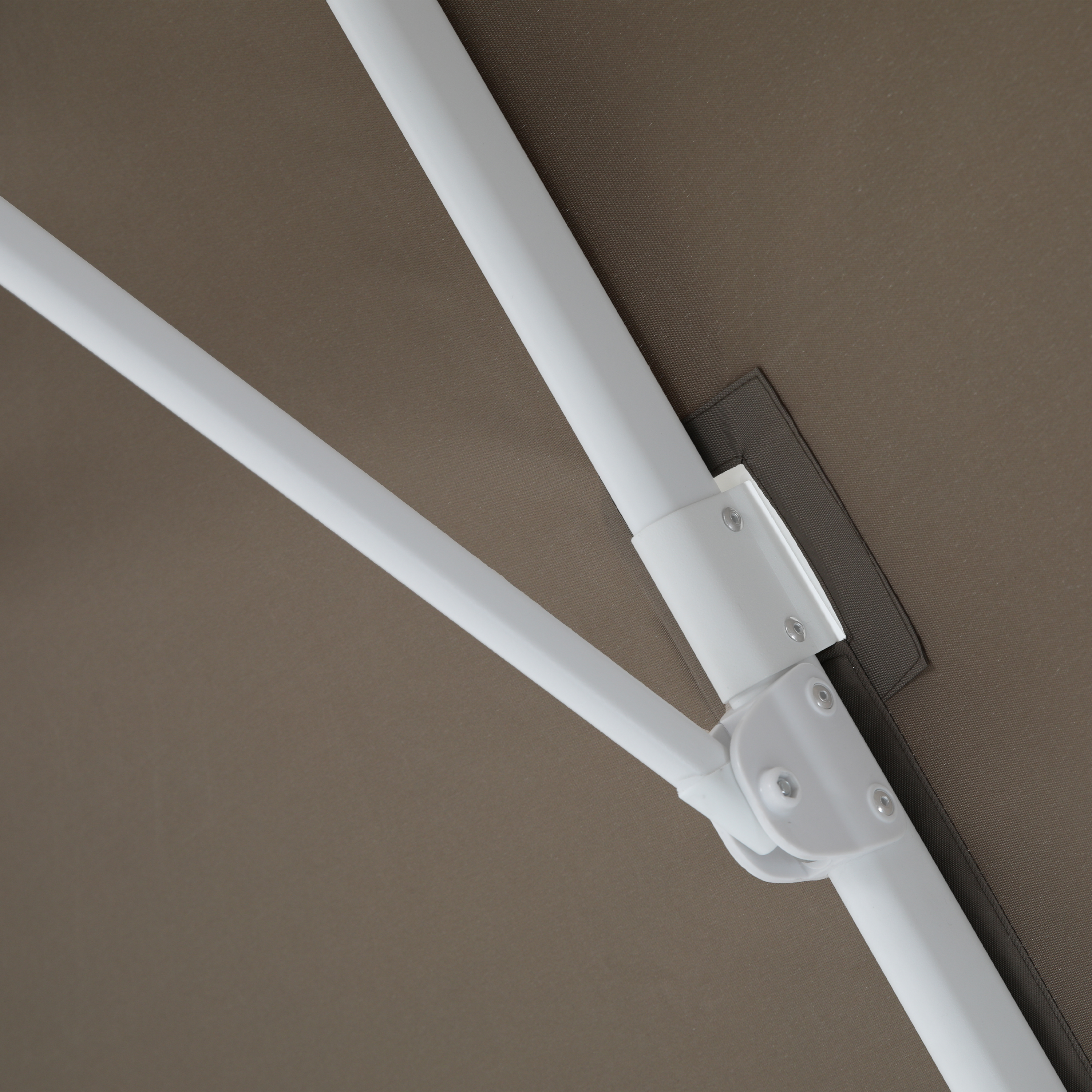 AXI Marisol Zweefparasol Ã˜ 300cm Wit/taupe