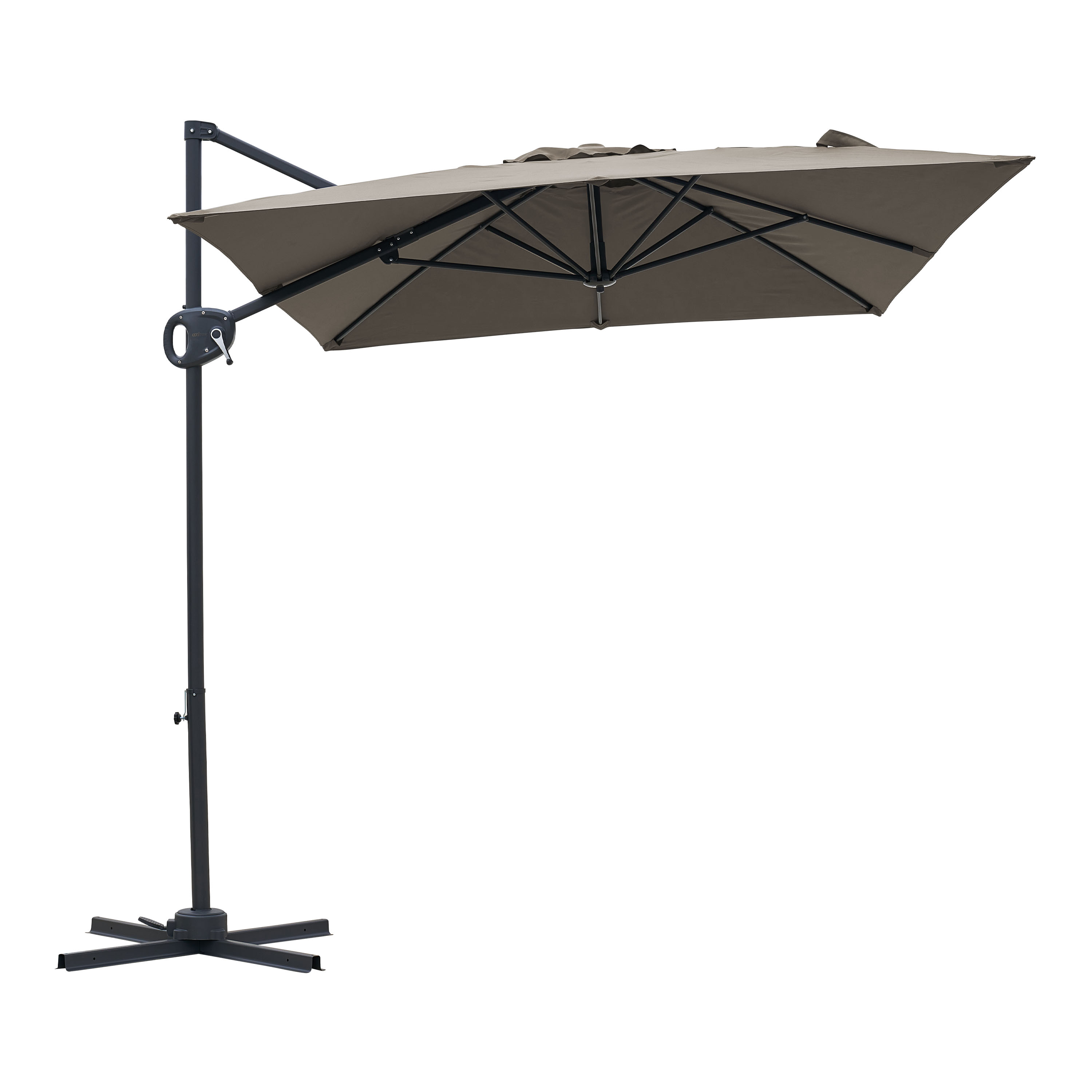 AXI Luma Cantilever Parasol 200x300 cm Anthracite/Taupe