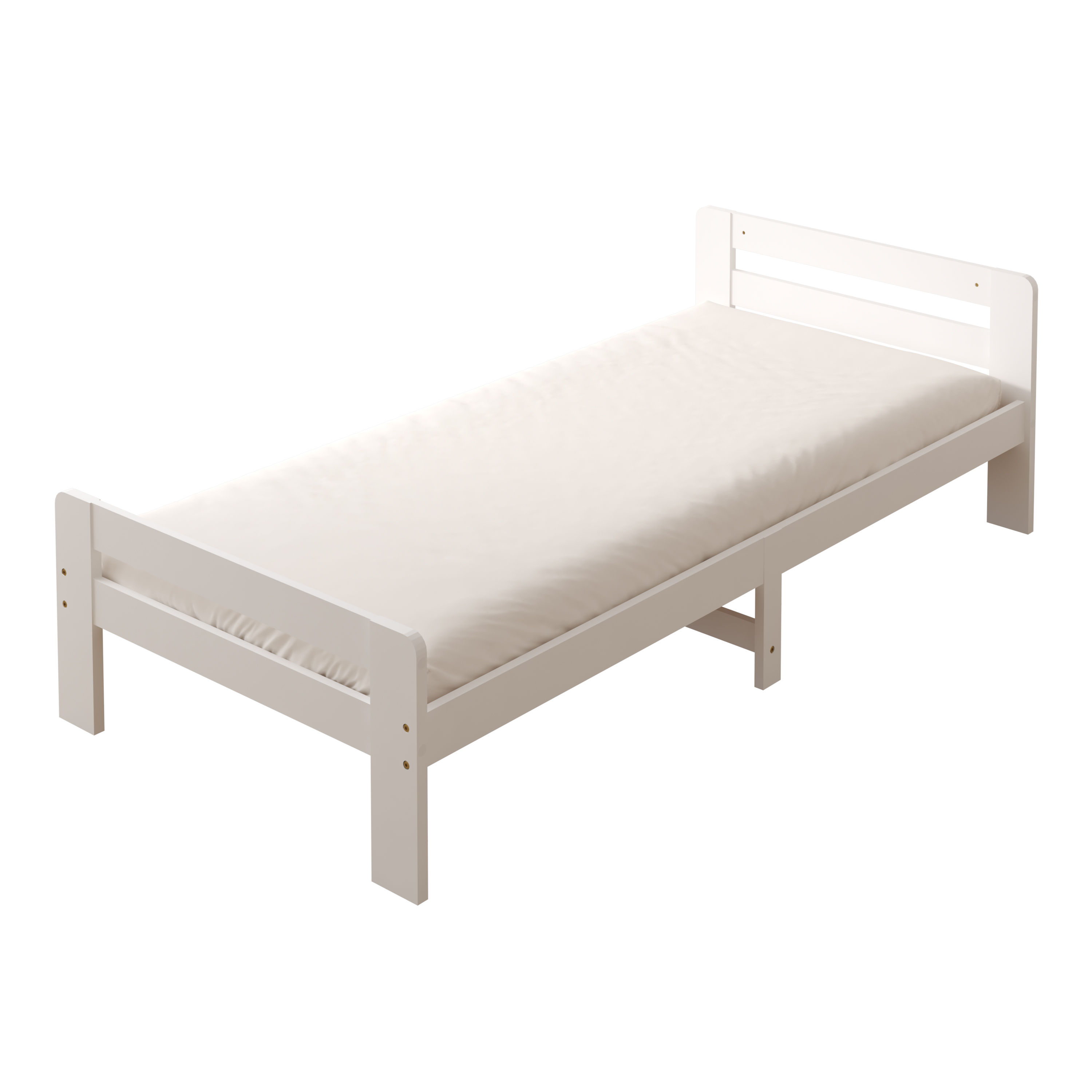 Sunny Olla Kids Bed White – With Mattress