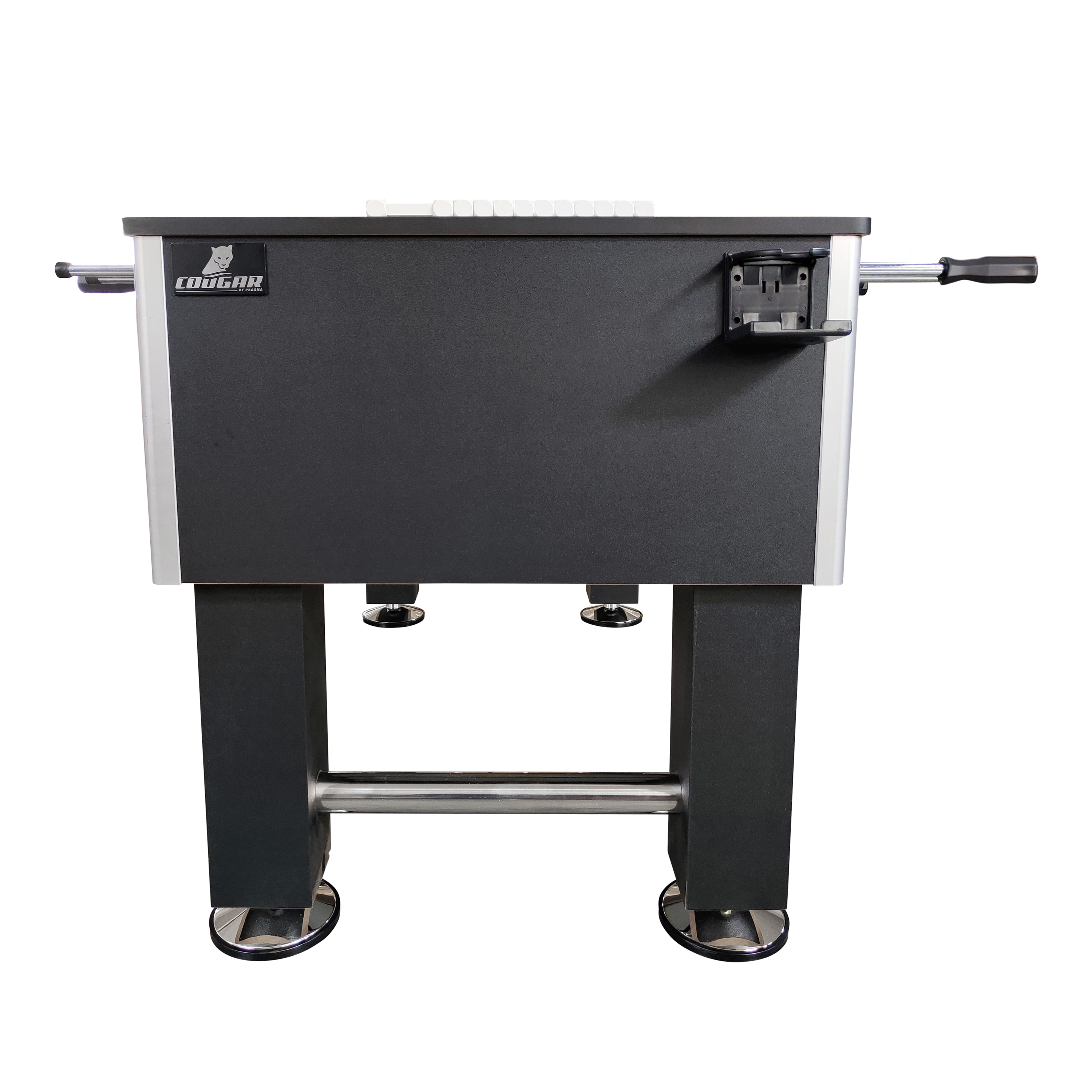 Cougar Defender Voetbaltafel met Bekerhouder Zwart