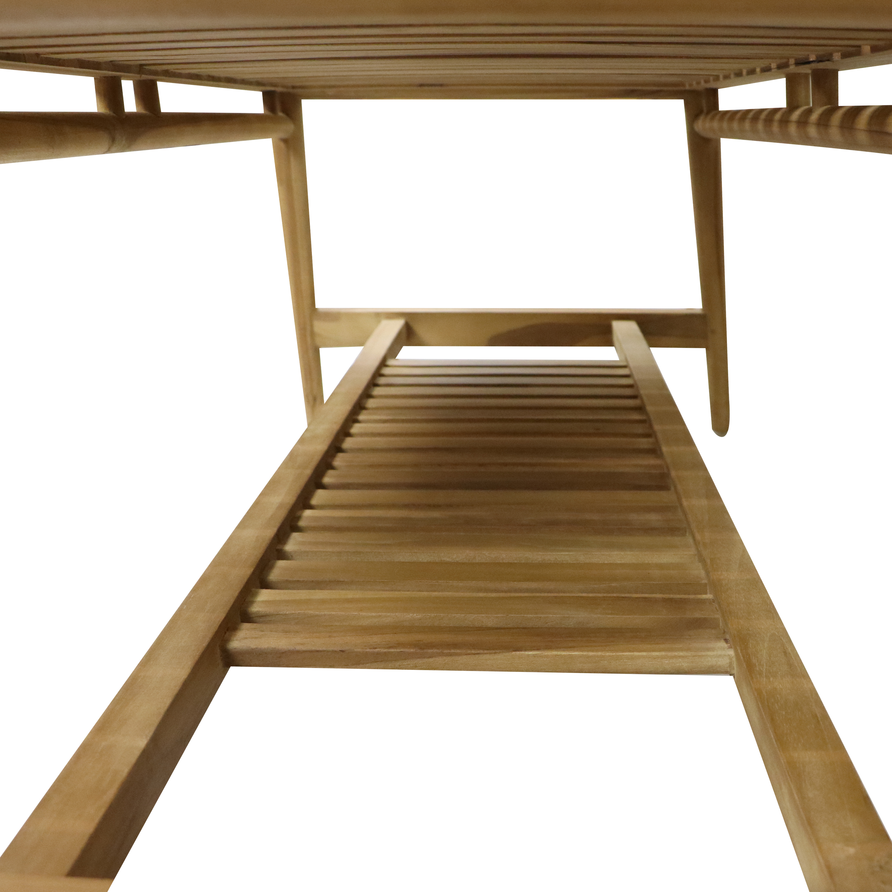 AXI June Lounge Set 4-piece with bench, table & 2 chairs - Teak/Cream