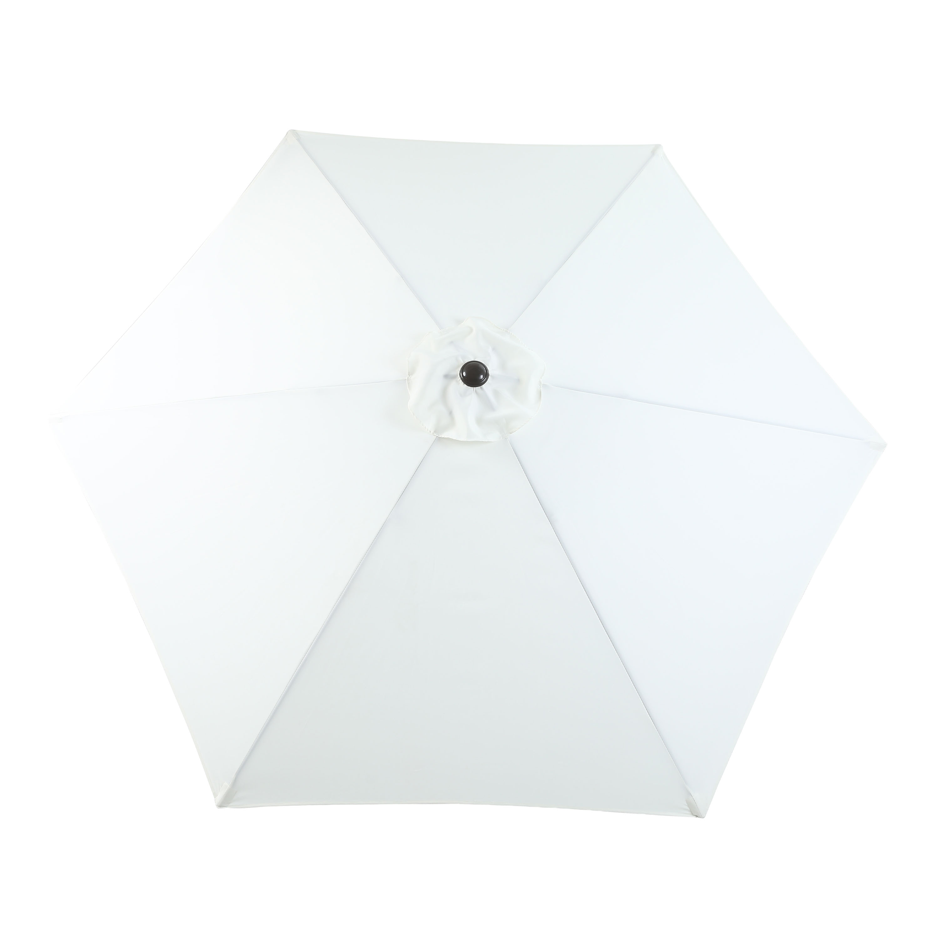 AXI Noor Centre Pole Parasol Ø 300cm Oak-look/Beige