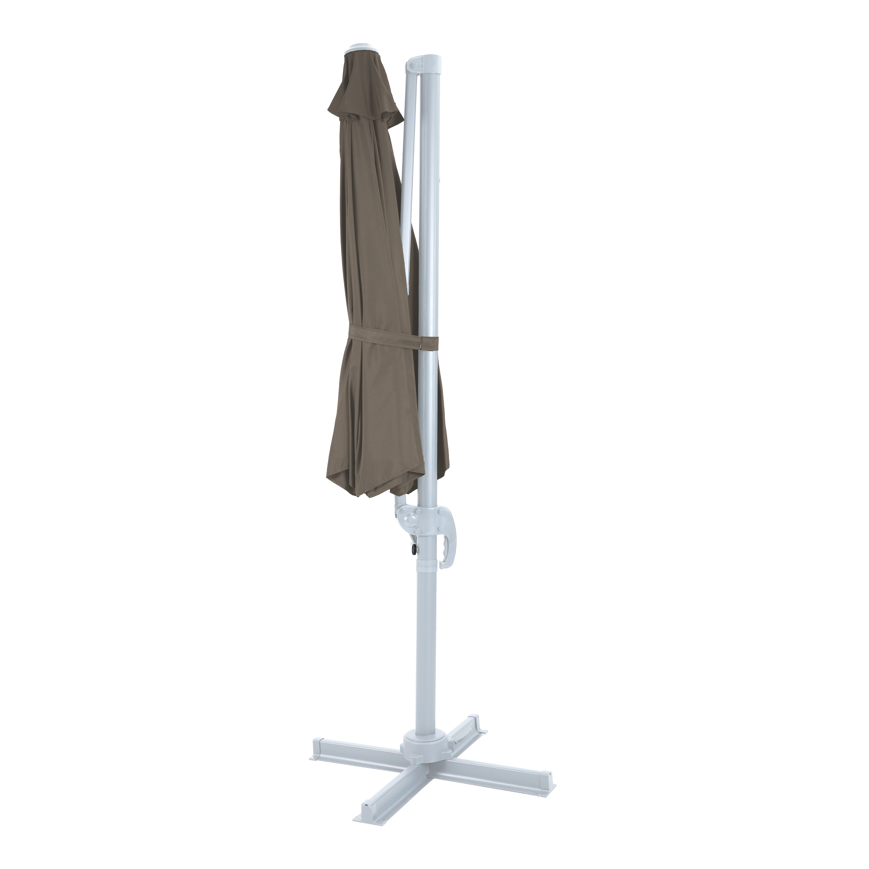 AXI Marisol Zweefparasol Ã˜ 300cm Wit/taupe