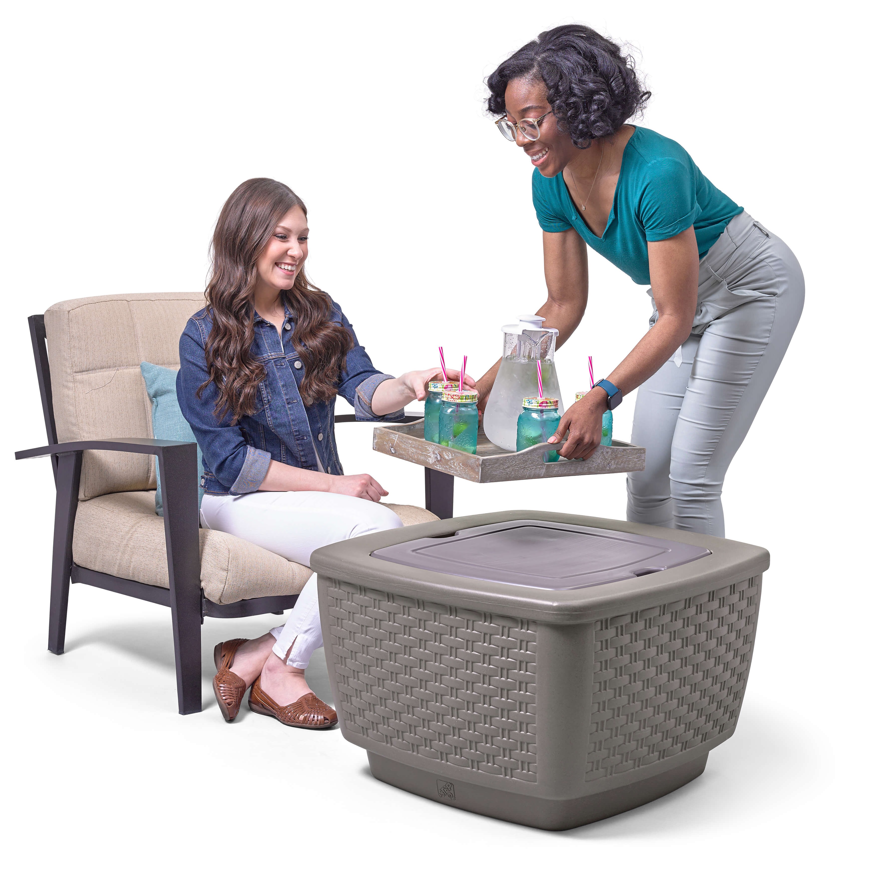 Step2 Just Chilling Patio Table & Ice Bin-0733538518395 Step2 Just Chilling Patio Table & Ice Bin