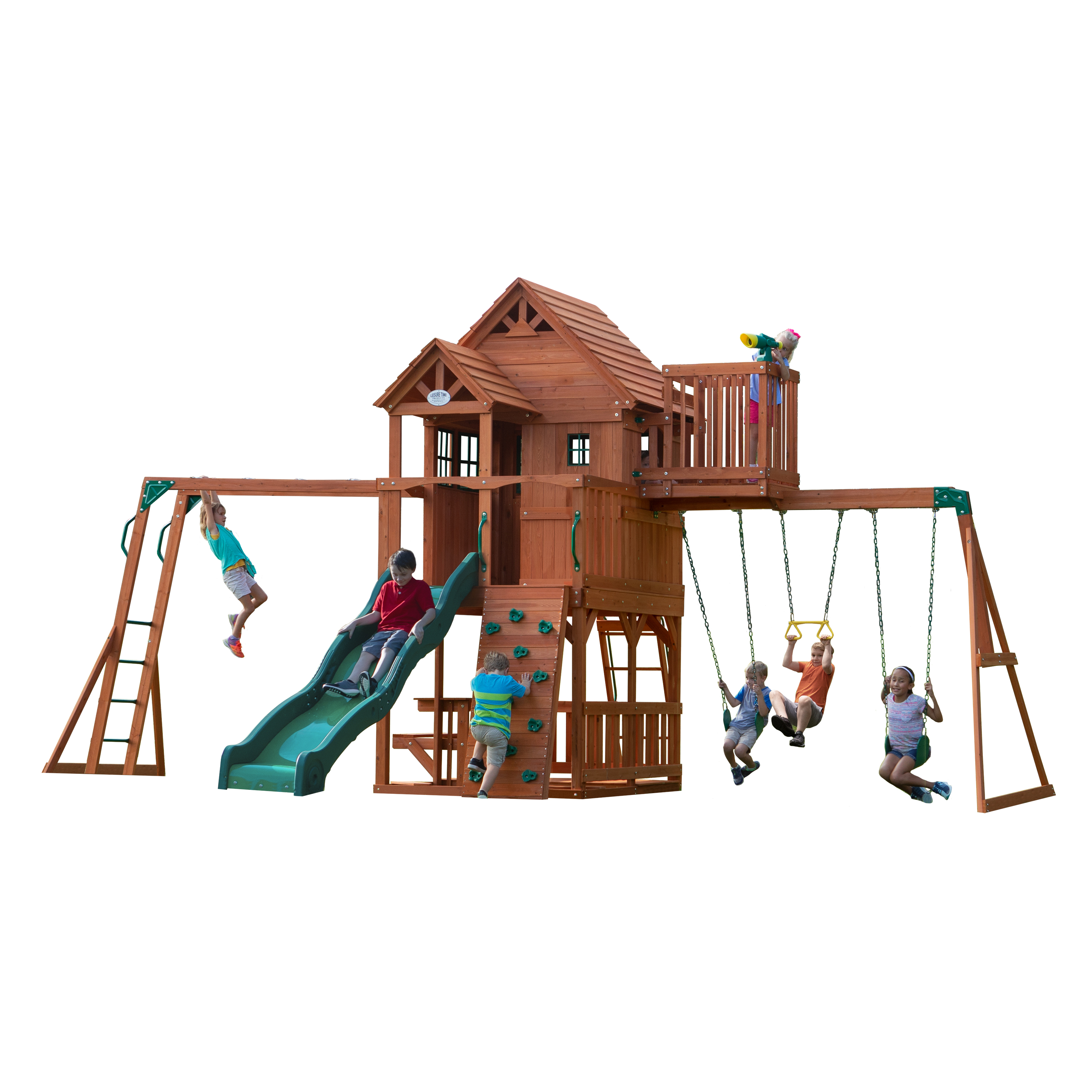 Backyard Discovery Skyfort II Climbing Frame-0752113200111 Backyard Discovery Skyfort II Climbing Frame