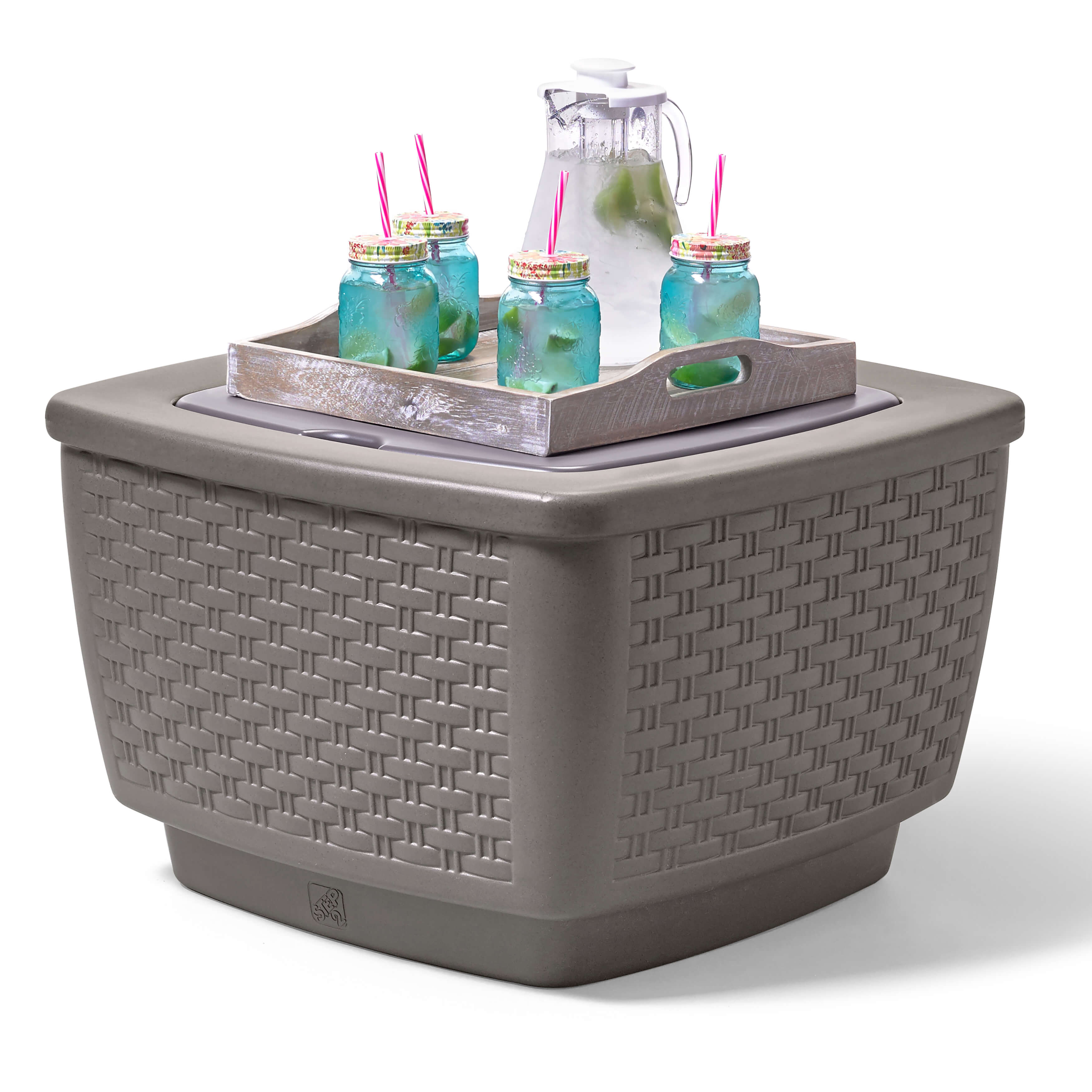 Step2 Just Chilling Patio Table & Ice Bin-0733538518395 Step2 Just Chilling Patio Table & Ice Bin
