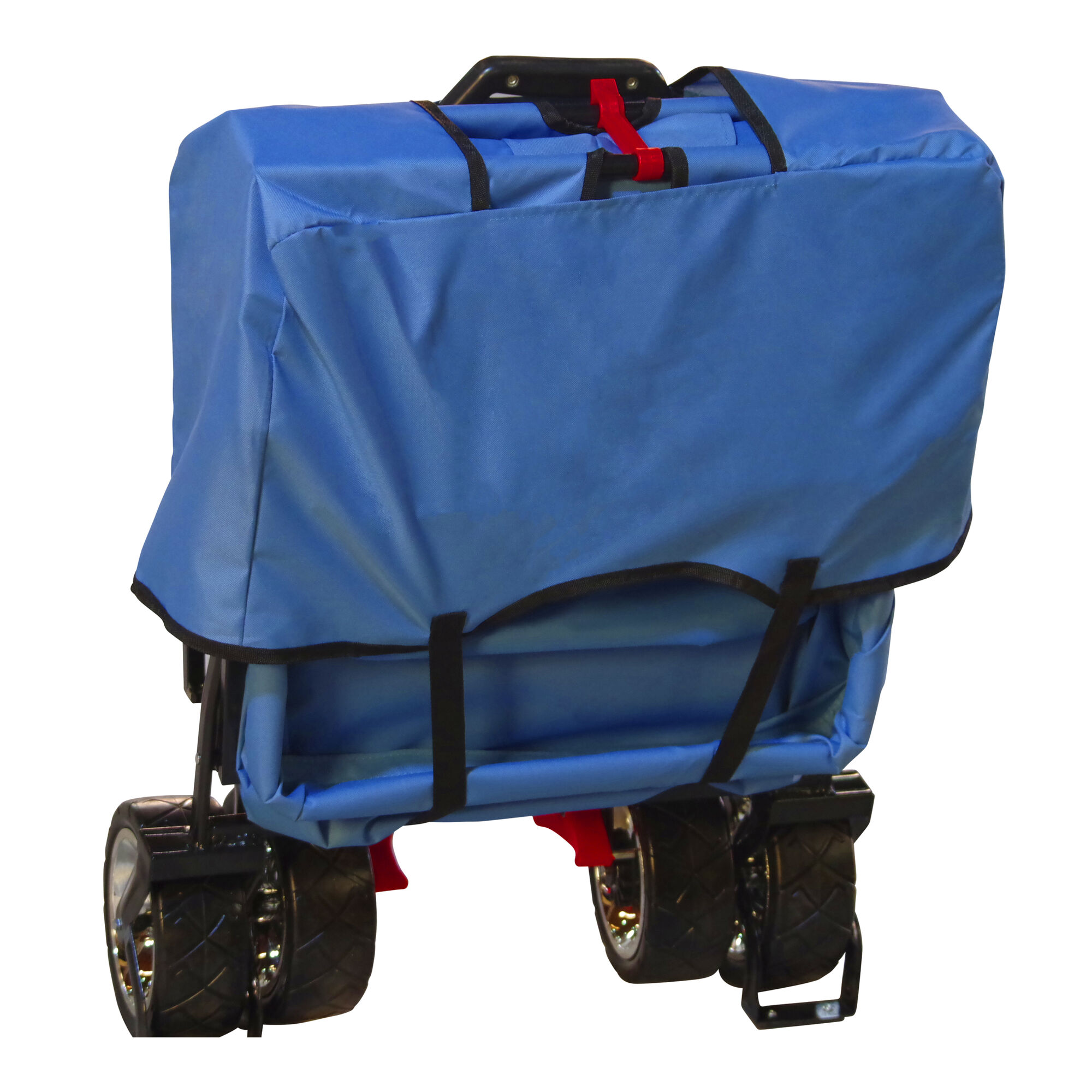 AXI AB210 Opvouwbare Bolderwagen met dak. tas. rem en duwstang Blauw