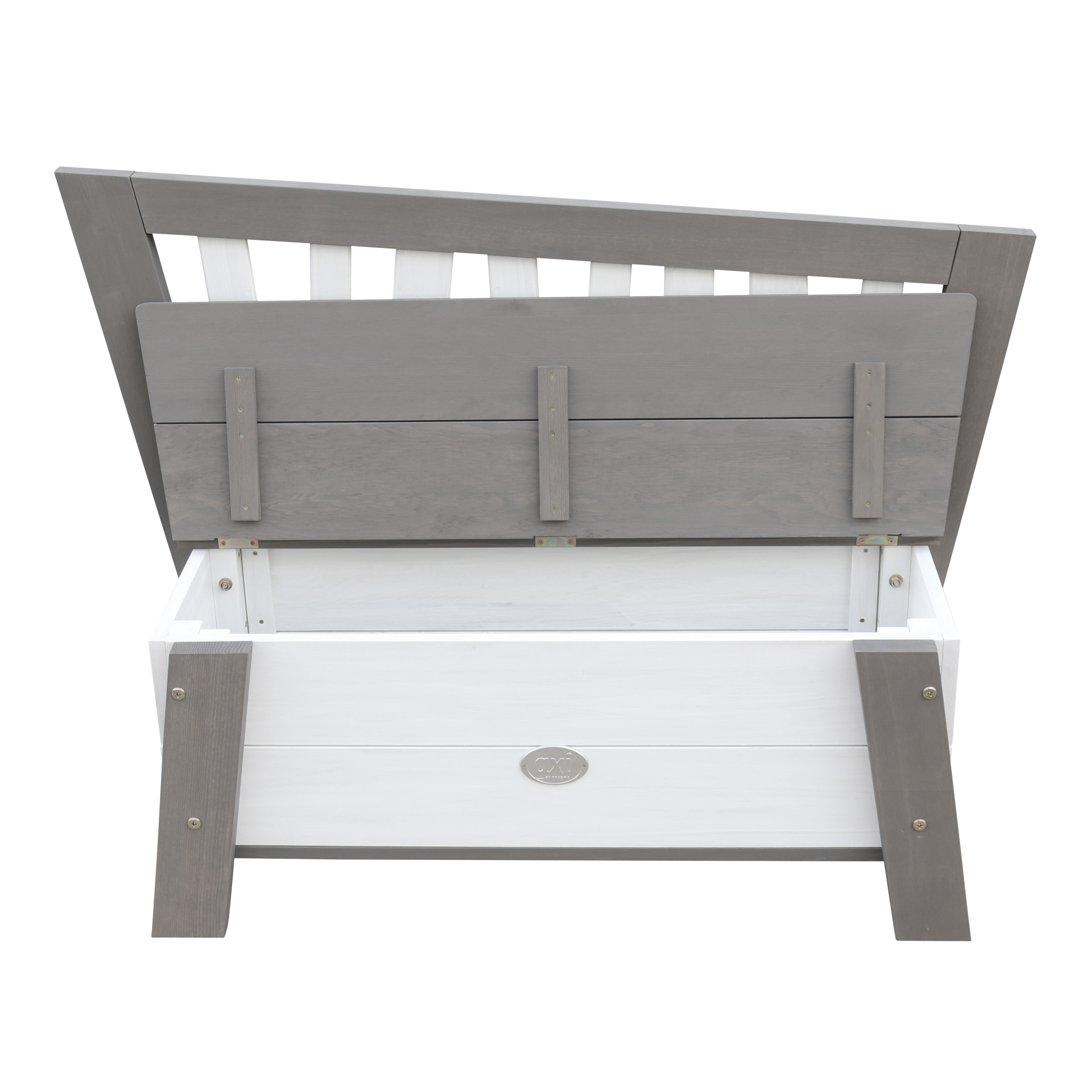 AXI Corky Storage Bench - Grey/White