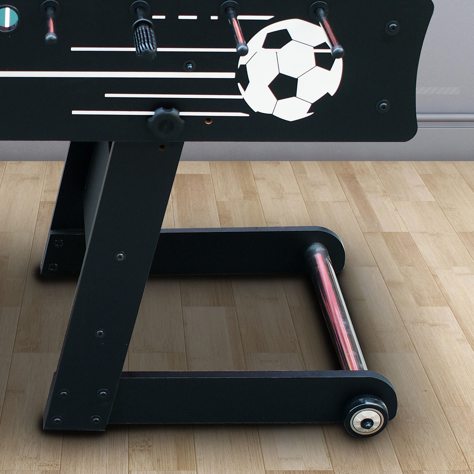 Cougar Scorpion Kick opklapbare Voetbaltafel Zwart
