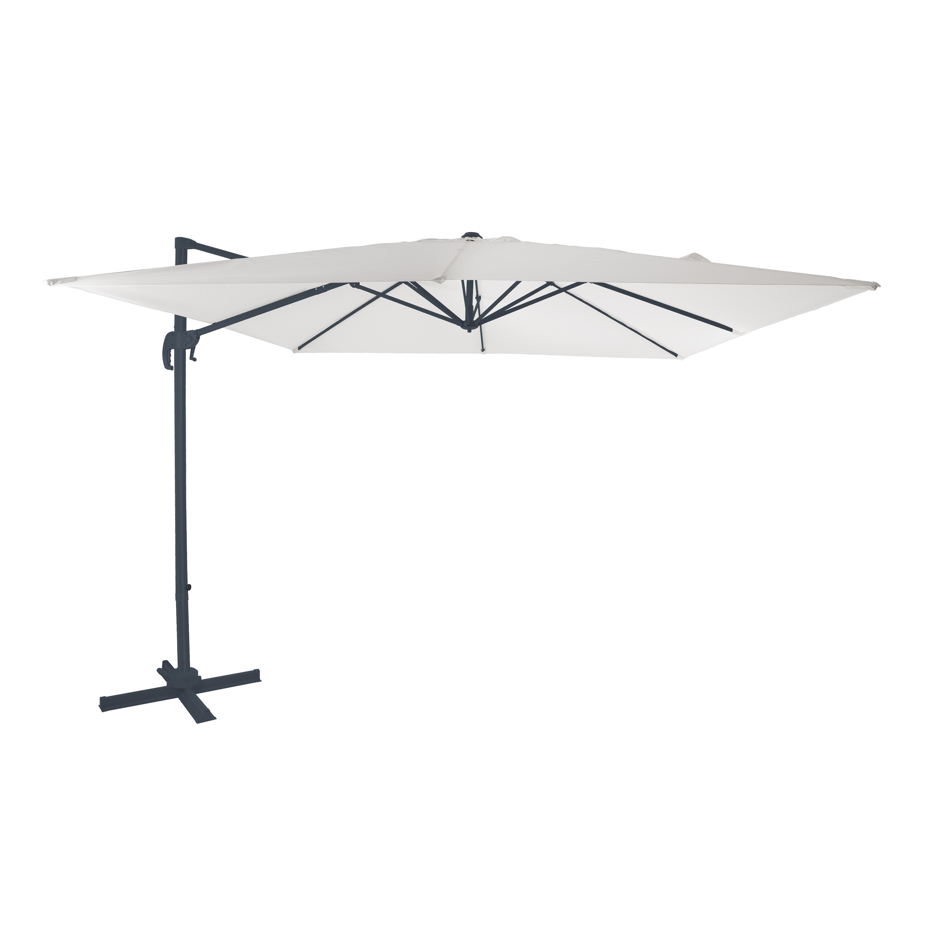 AXI Nima Hängparasol 300x300 cm - Grå/Beige