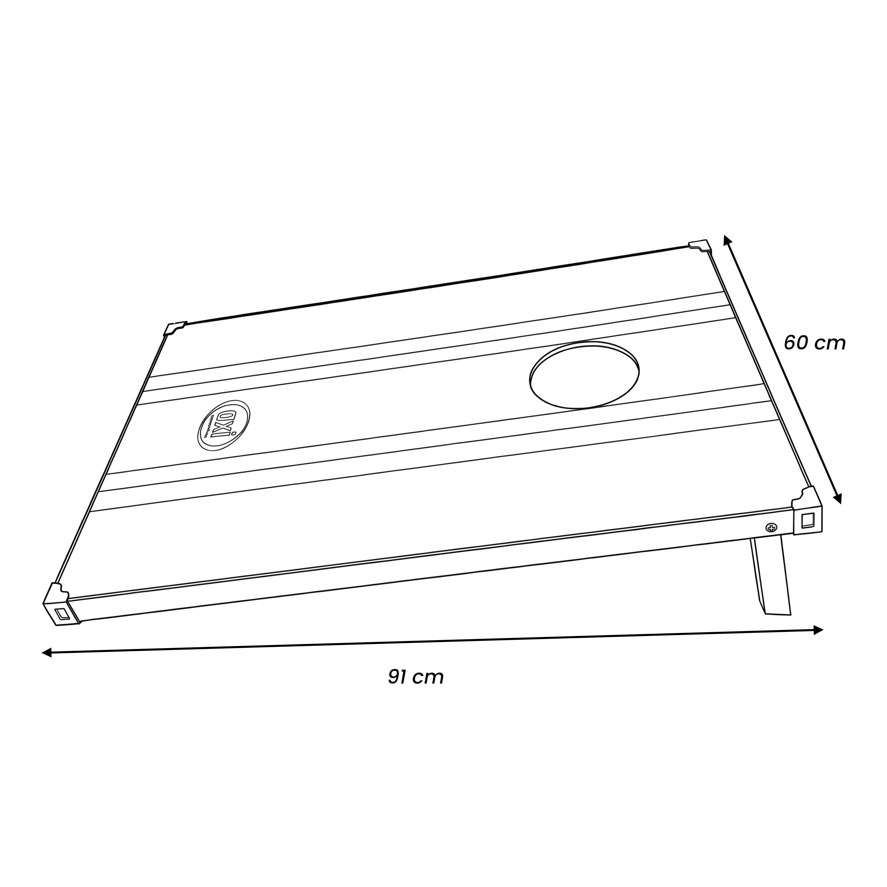 AXI Cornhole Set 2 Boards 91x60 cm