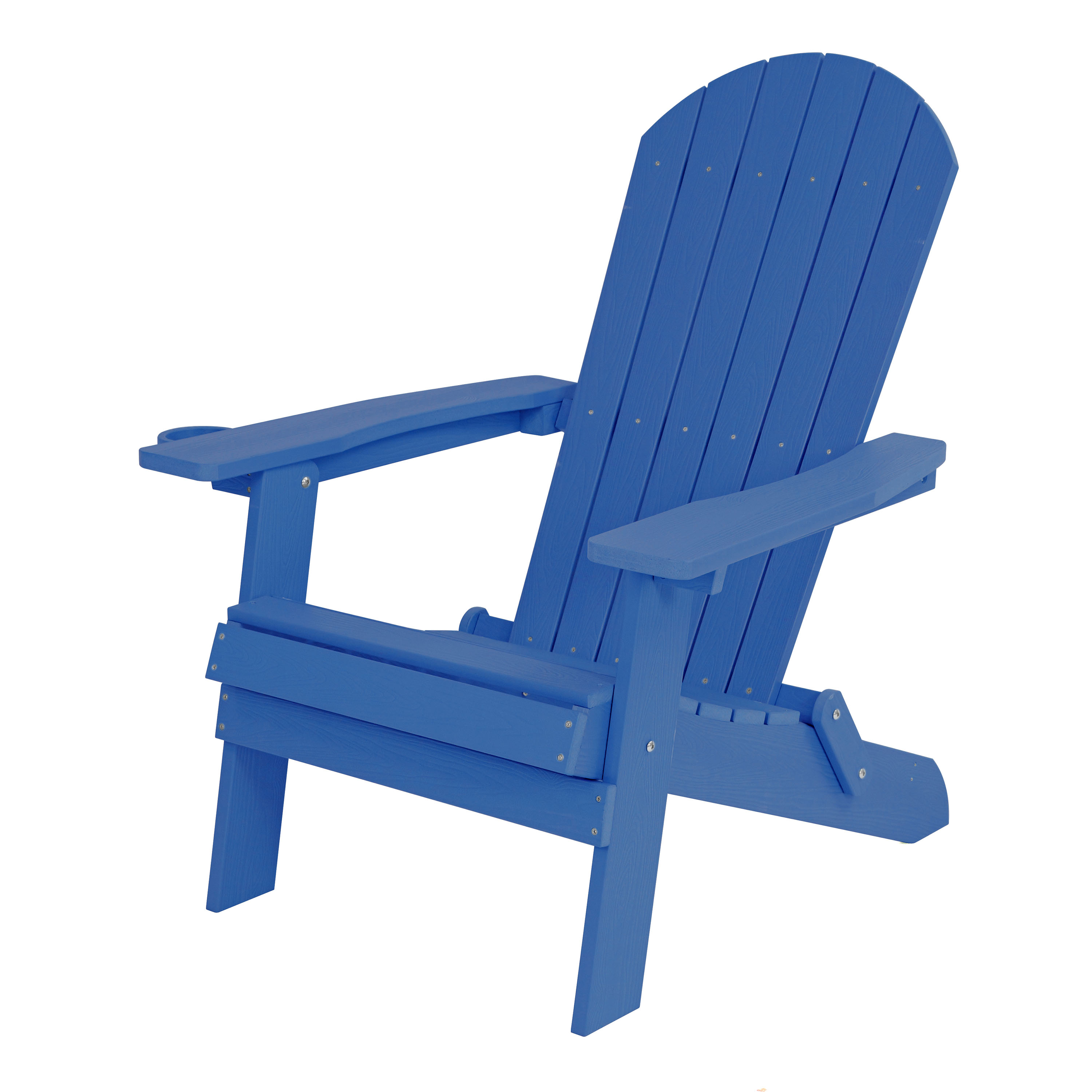 AXI Claire Folding Adirondack Chair Plastic Blue