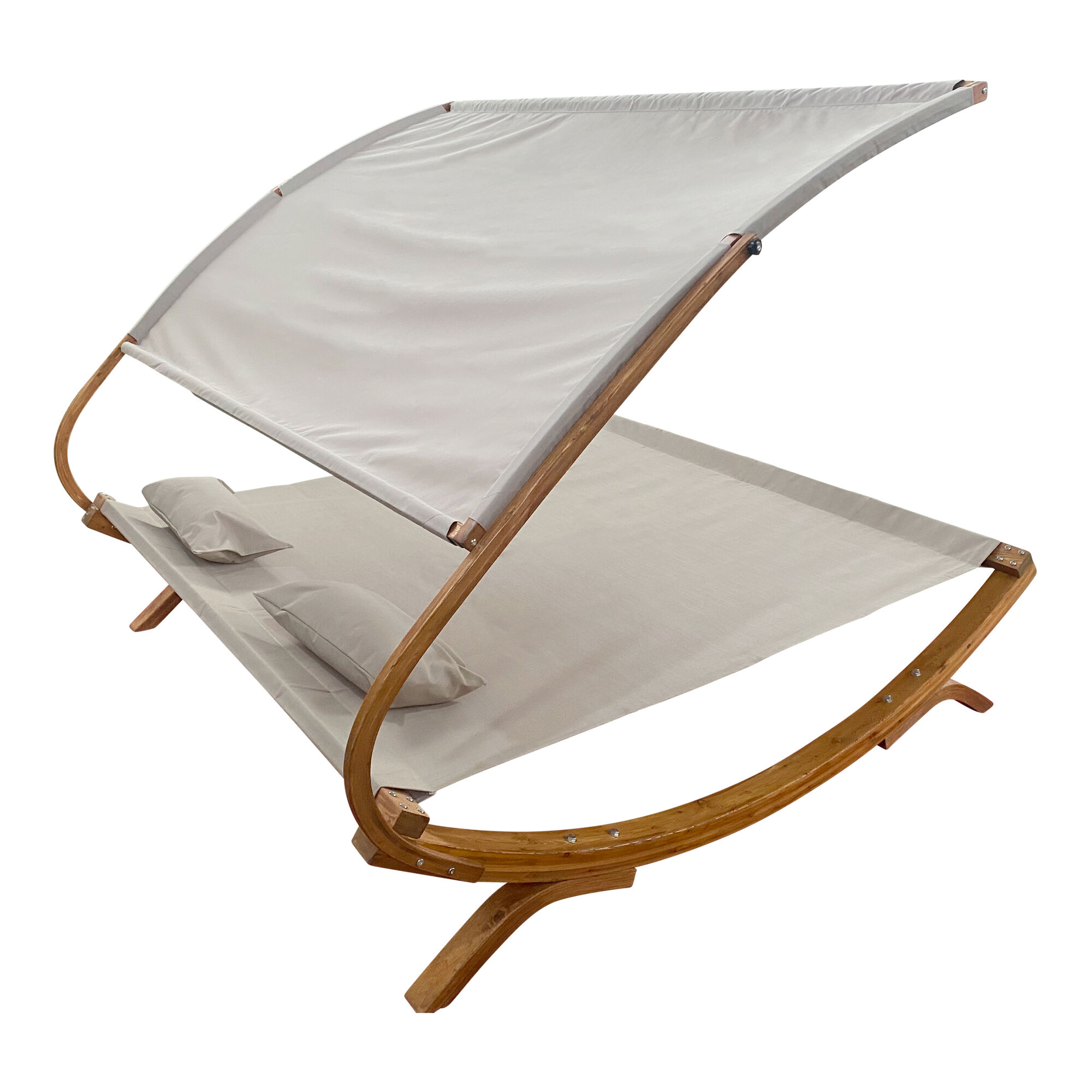 AXI Mallorca Tweepersoons ligbed met zonnescherm Beige-8720365060892 AXI Mallorca Tweepersoons ligbed met zonnescherm Beige