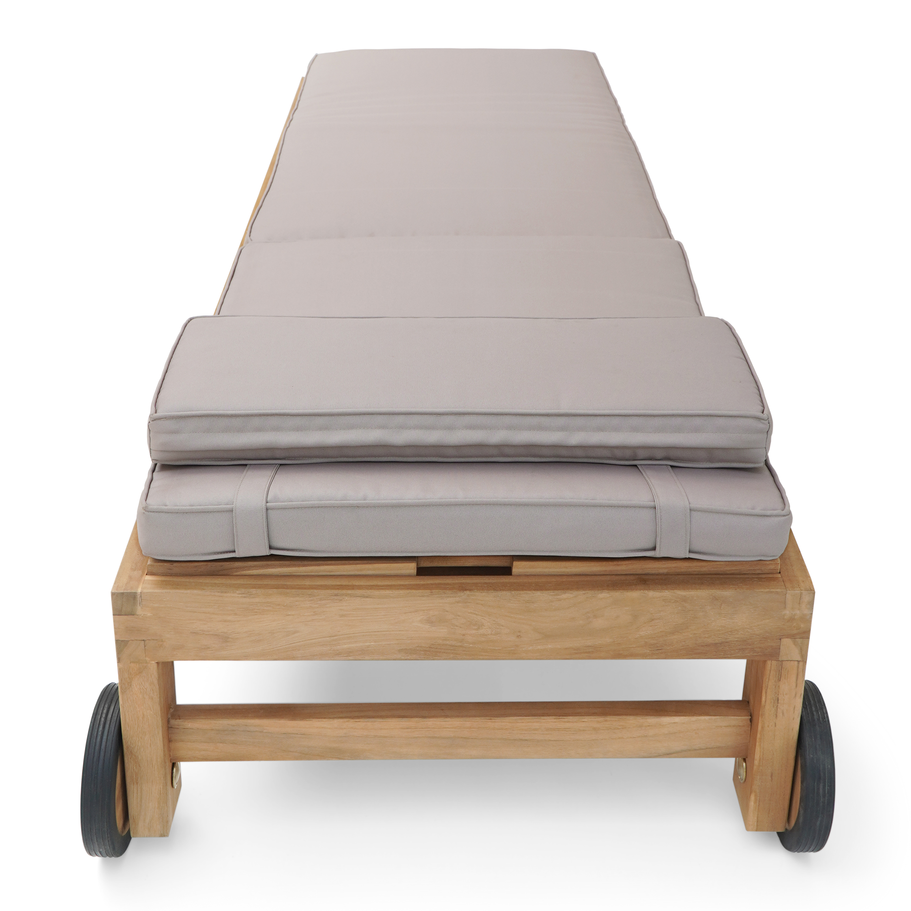 AXI Rama Sunbed with cushion - Teak