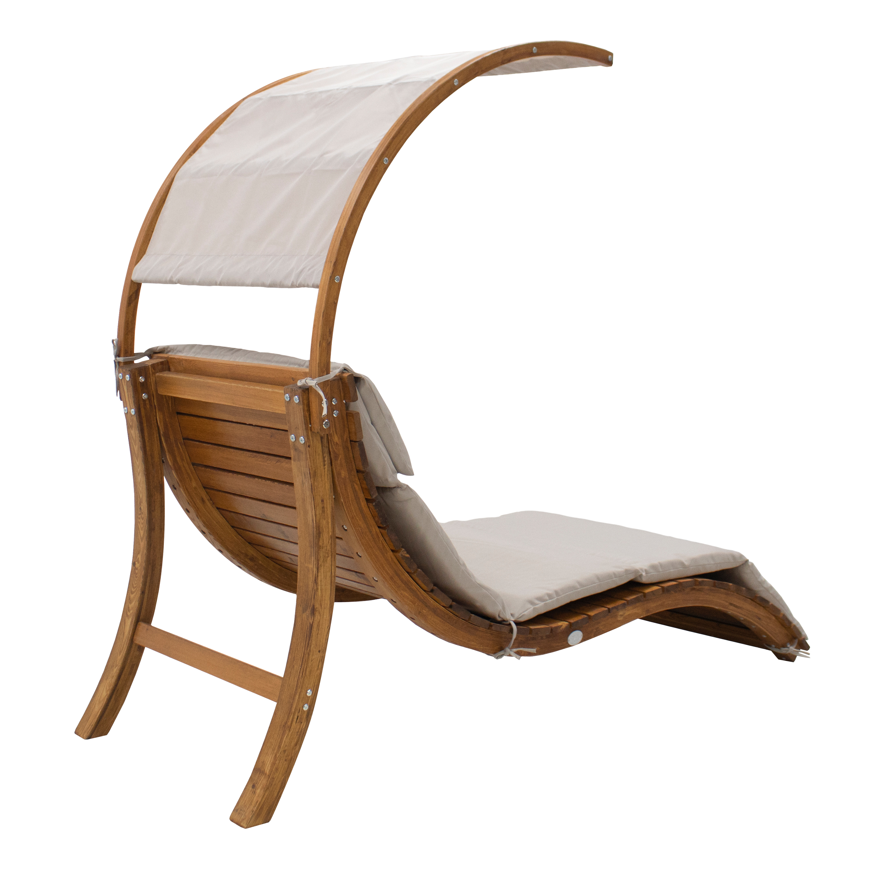 AXI Salina sun lounger with removable canopy Beige