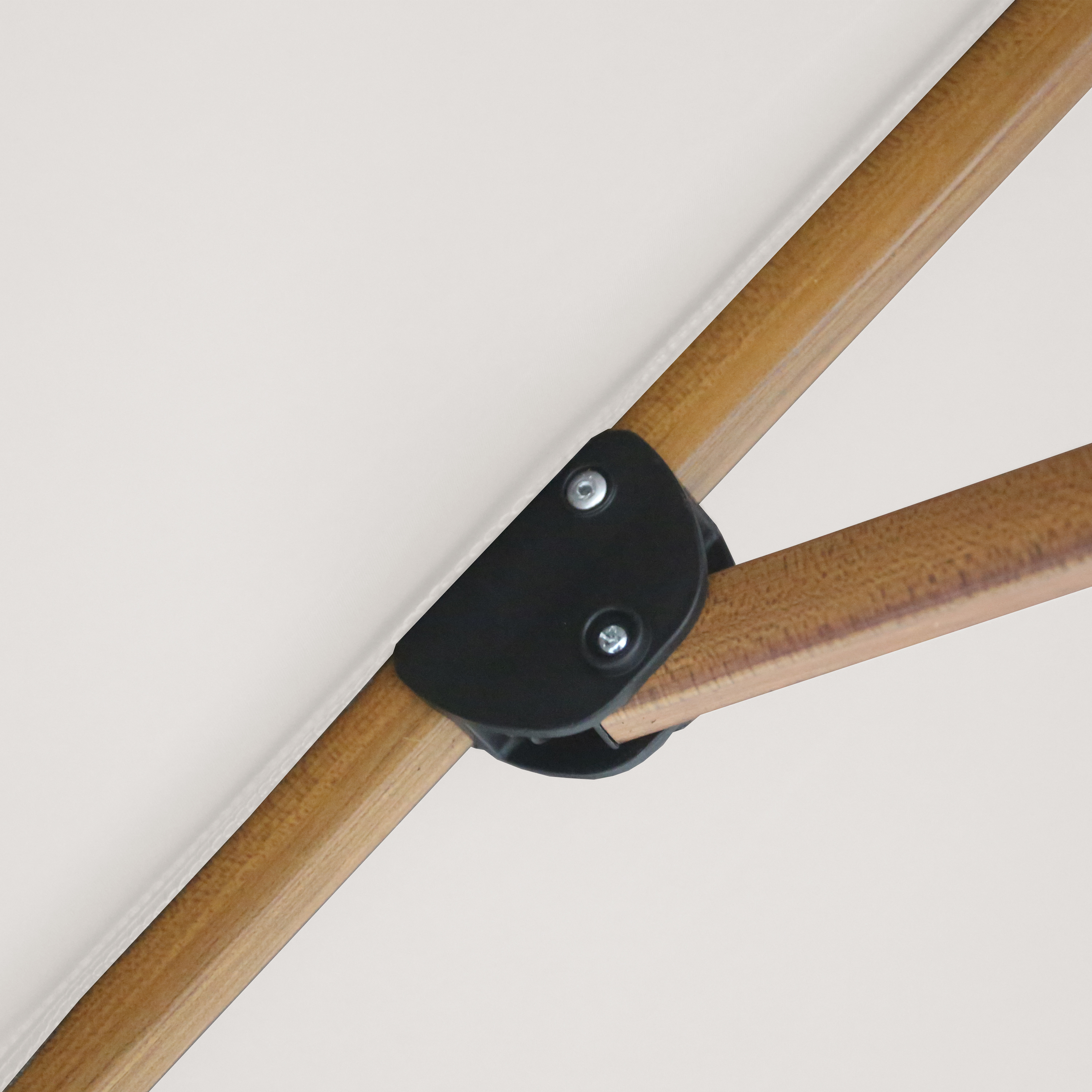 AXI Alina Cantilever Parasol 300x300cm Wood-look/Beige