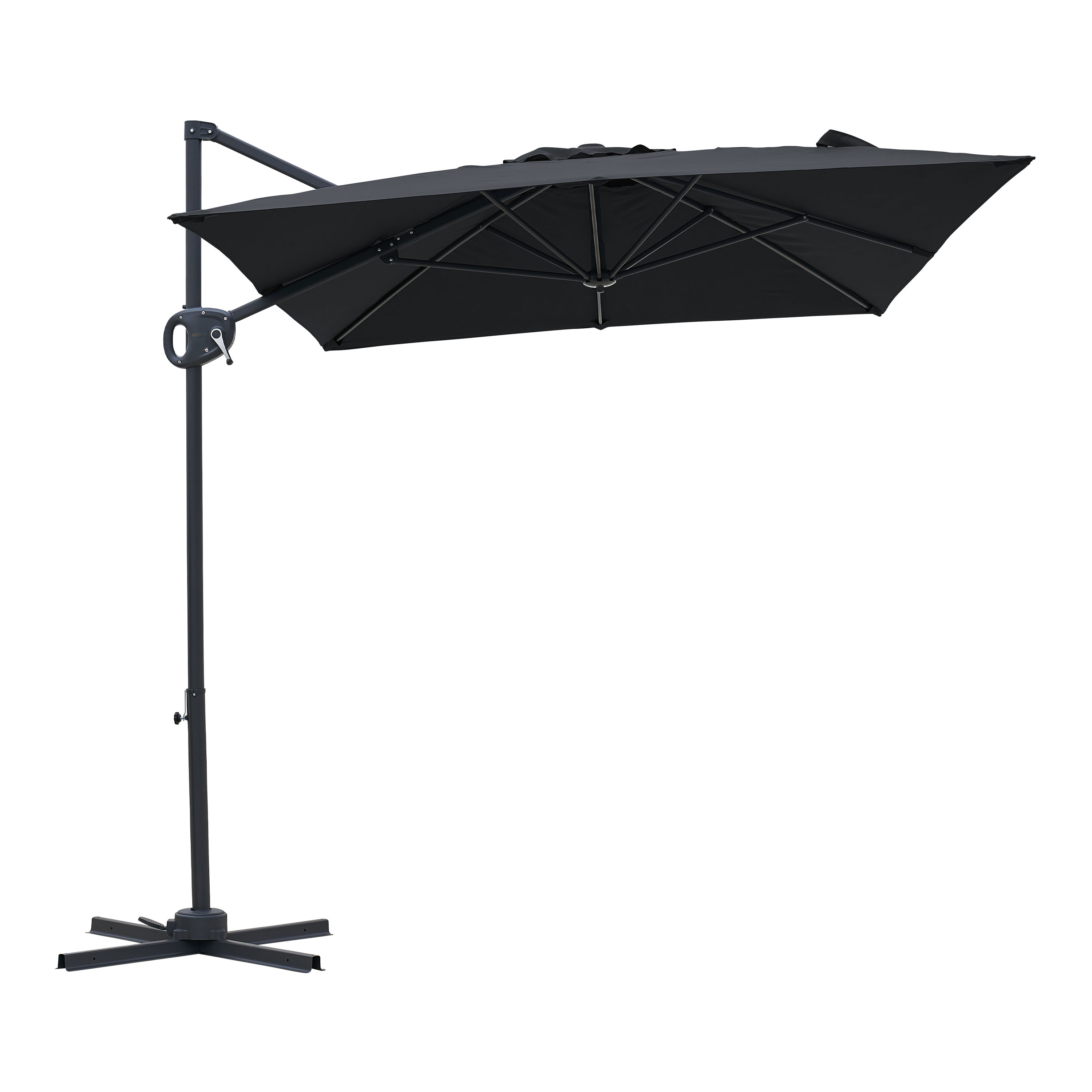 AXI Luma Cantilever Parasol 200x300 cm Anthracite/Grey