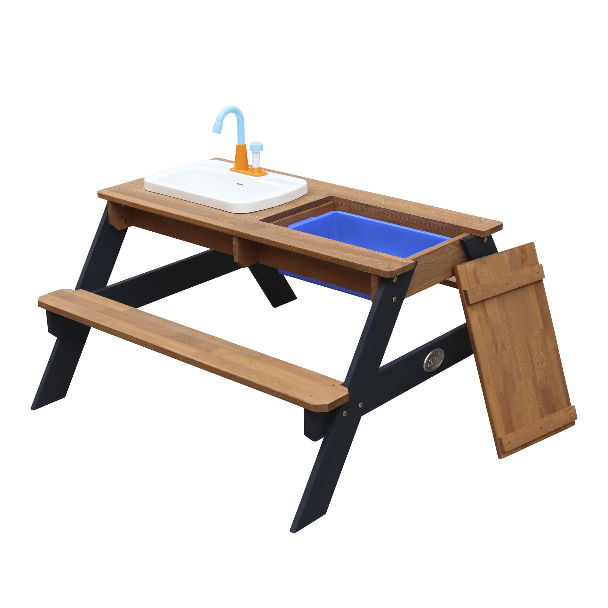 AXI Emily Zand & Water Picknicktafel met Speelkeuken wastafel Antraciet/bruin