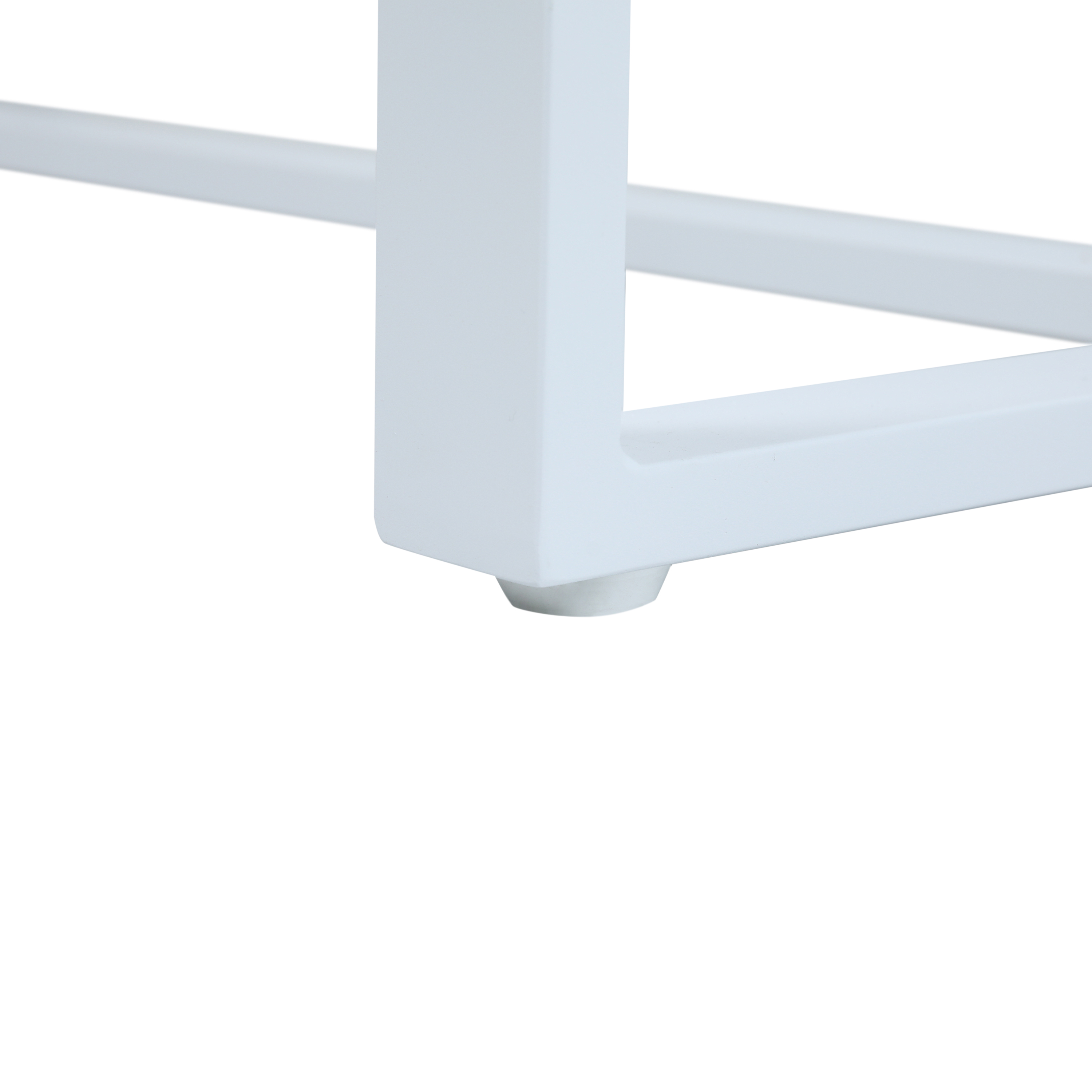 AXI Ravi Bar set with 4 bar stools White with Teak-look Polywood-8720365062605 AXI Ravi Bar set with 4 bar stools White with Teak-look Polywood