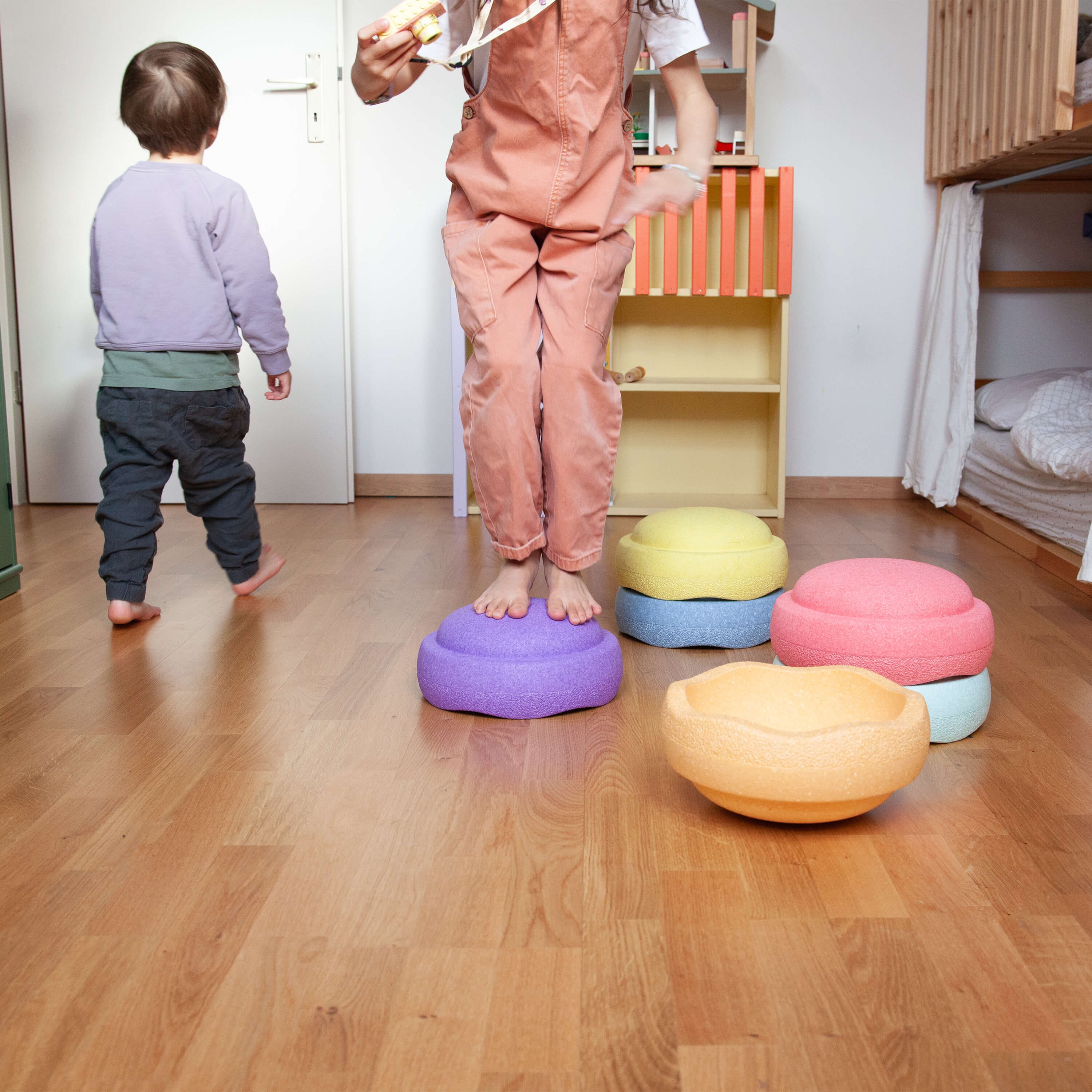 Stapelstein Original Rainbow Pastel Set van 6