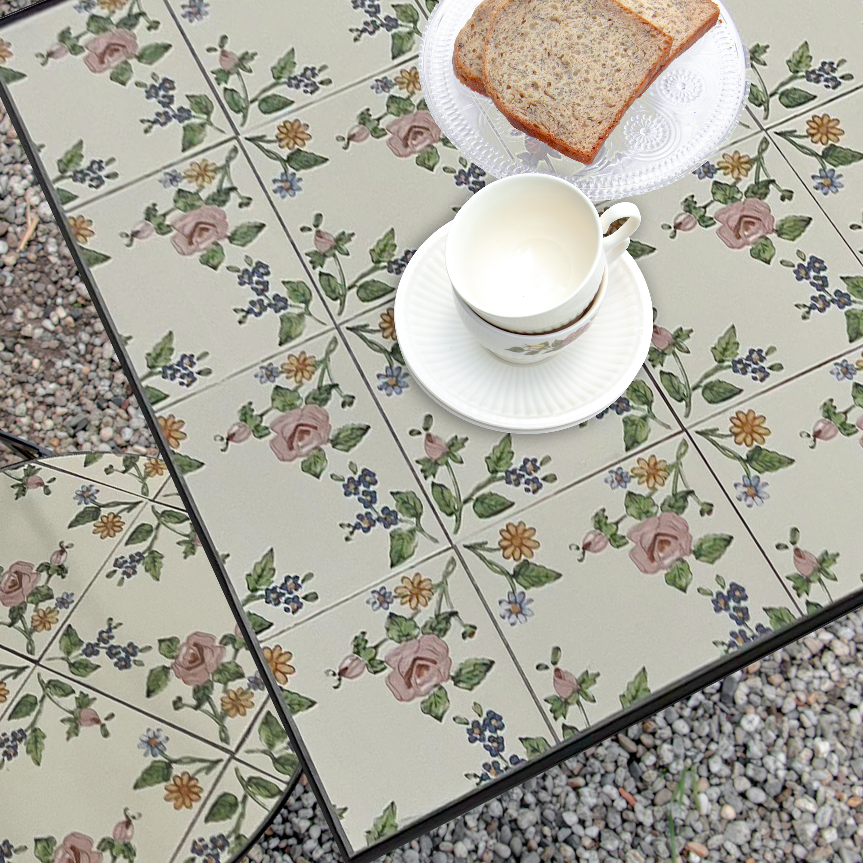 AXI Camilla Bistro Set Mosaic - Romantic rose