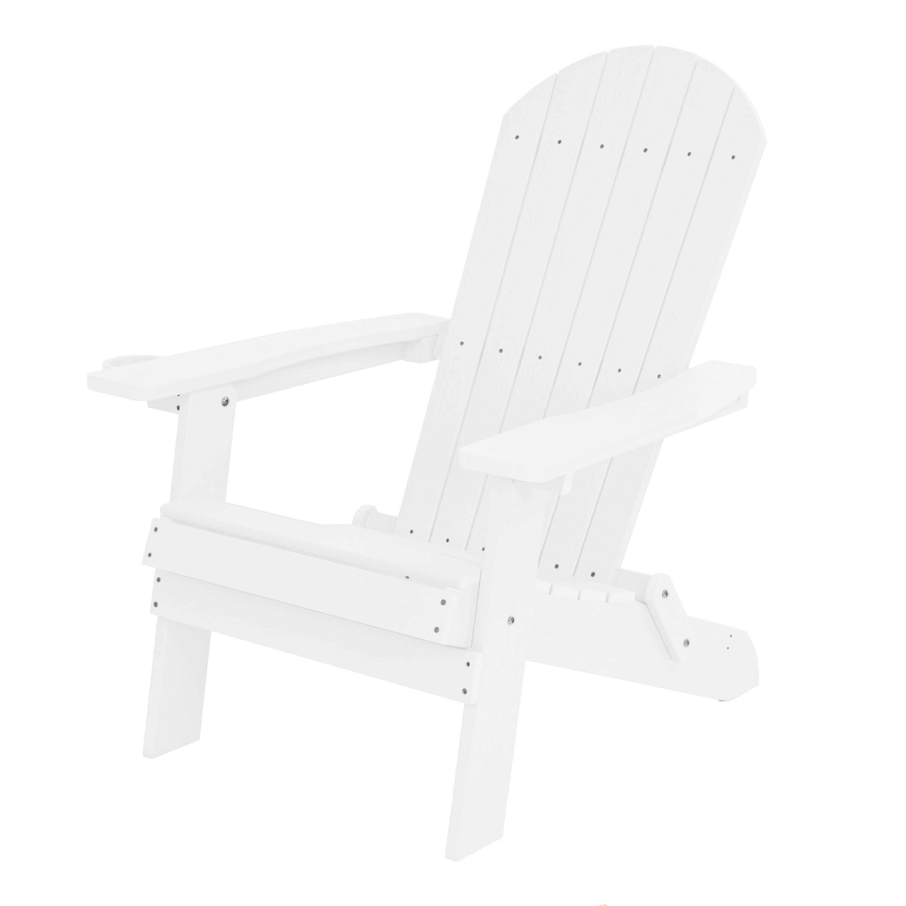 AXI Claire Folding Adirondack Chair Plastic White