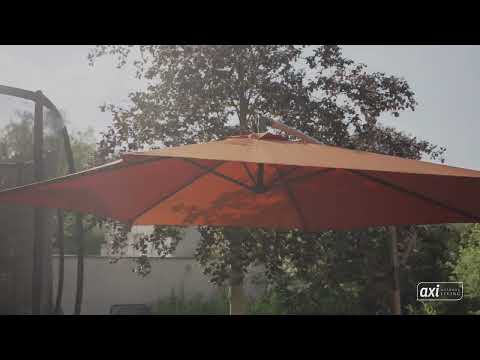 AXI Dion Hängparasol Ø 300cm Eklook/Terrakotta