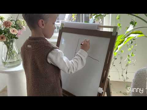 Sunny Lara Activity Easel – Mörkbrun